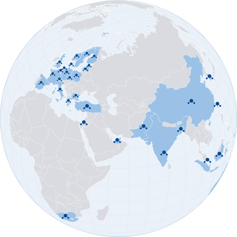 DehuTech local distributors world map